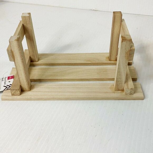 DIY Unfinished Wood Mini Picnic Table And Chair Set - Picture 5 of 12